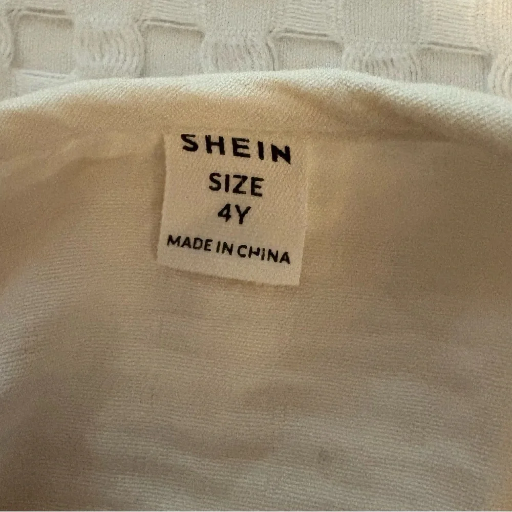 SHEIN 2 piece embroidered trim outfit